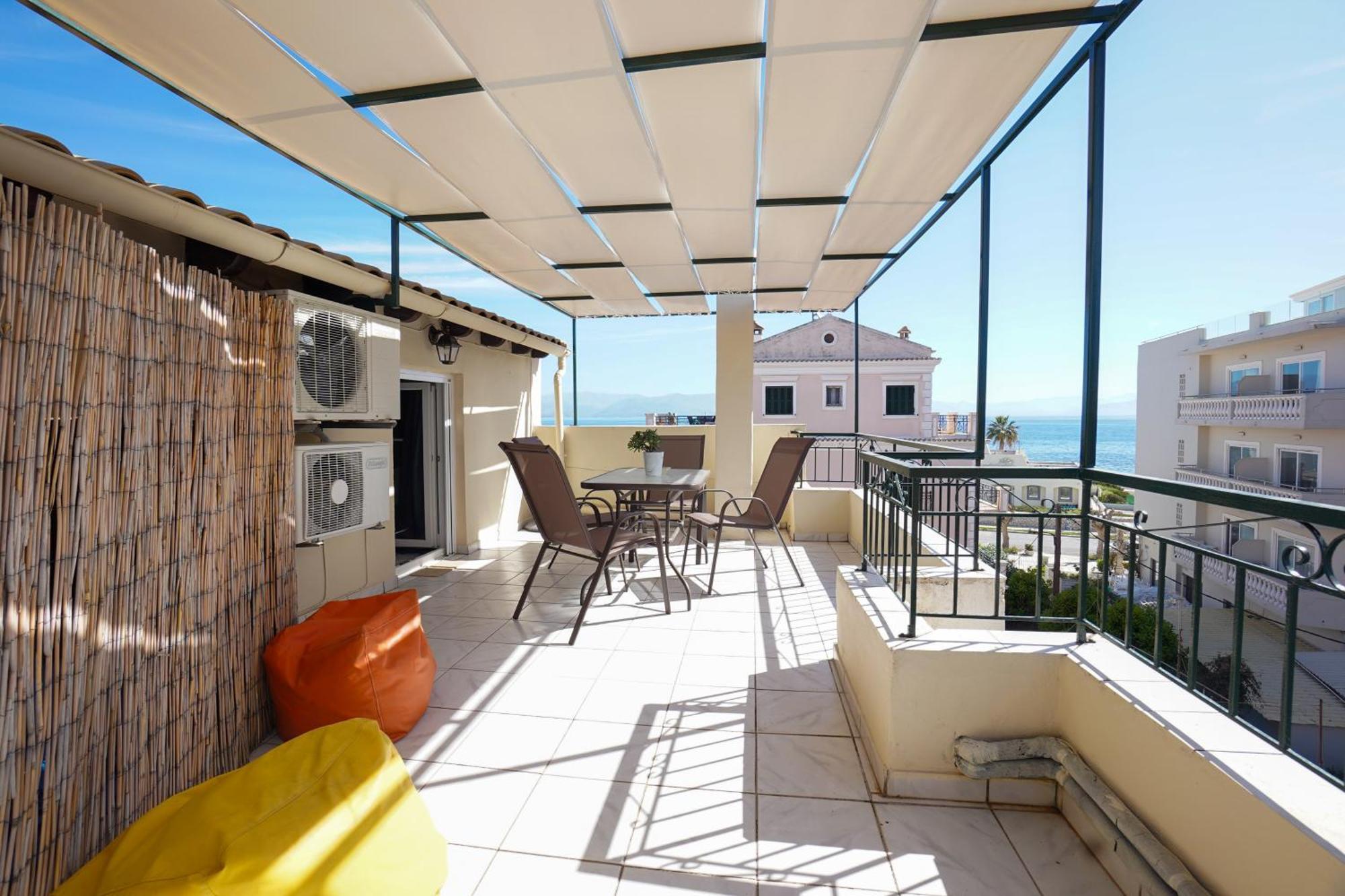 Anemomilos Sea View Penthouse Corfu  Екстериор снимка