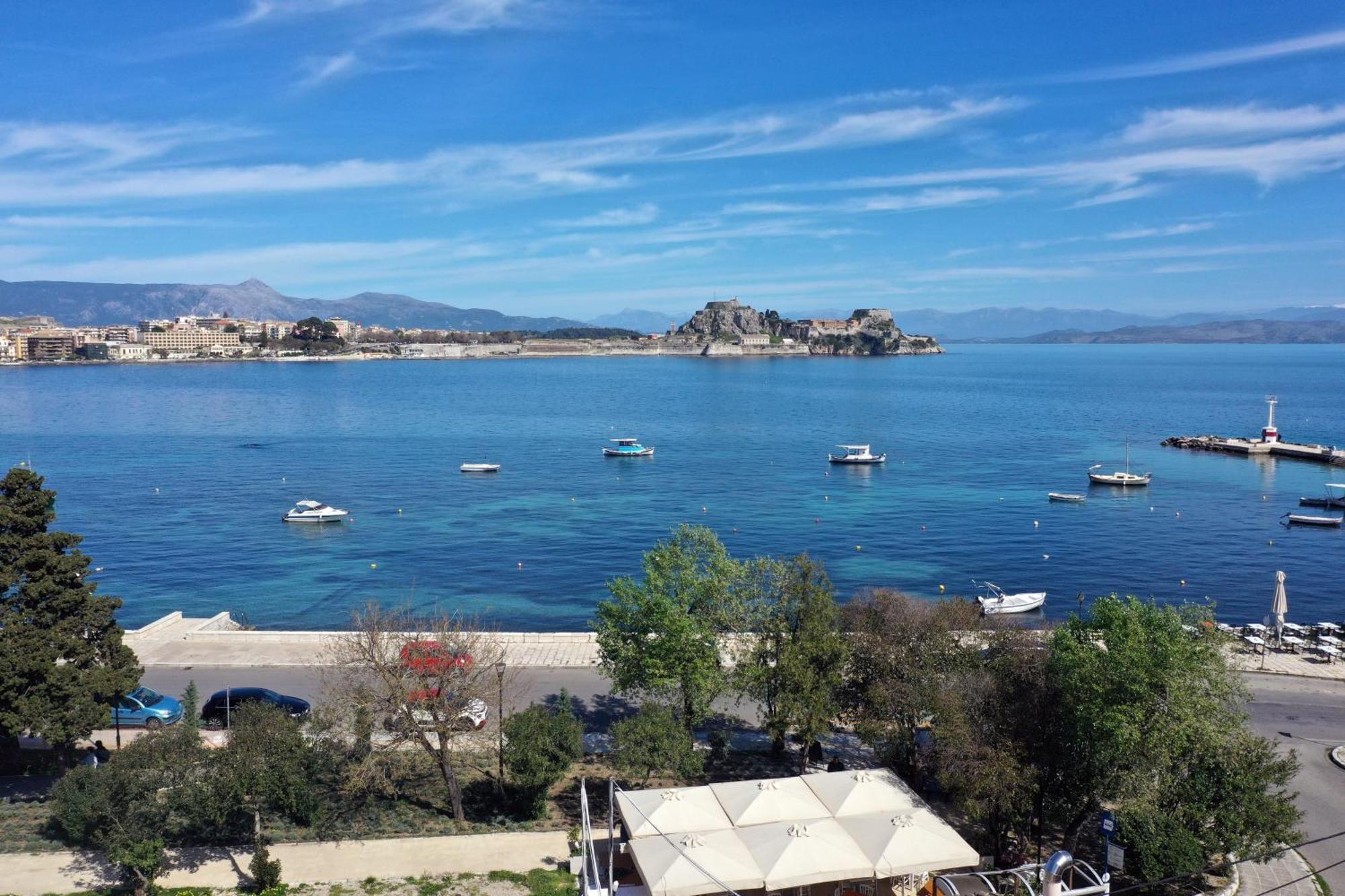 Anemomilos Sea View Penthouse Corfu  Екстериор снимка